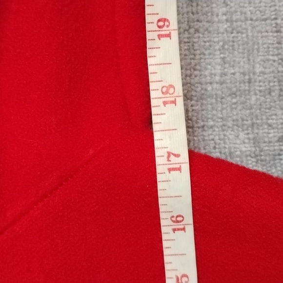 - Kitz Pichler Red Wool Blazer Cable Knit Detail with Brass Buttons - Picture 8 of 10